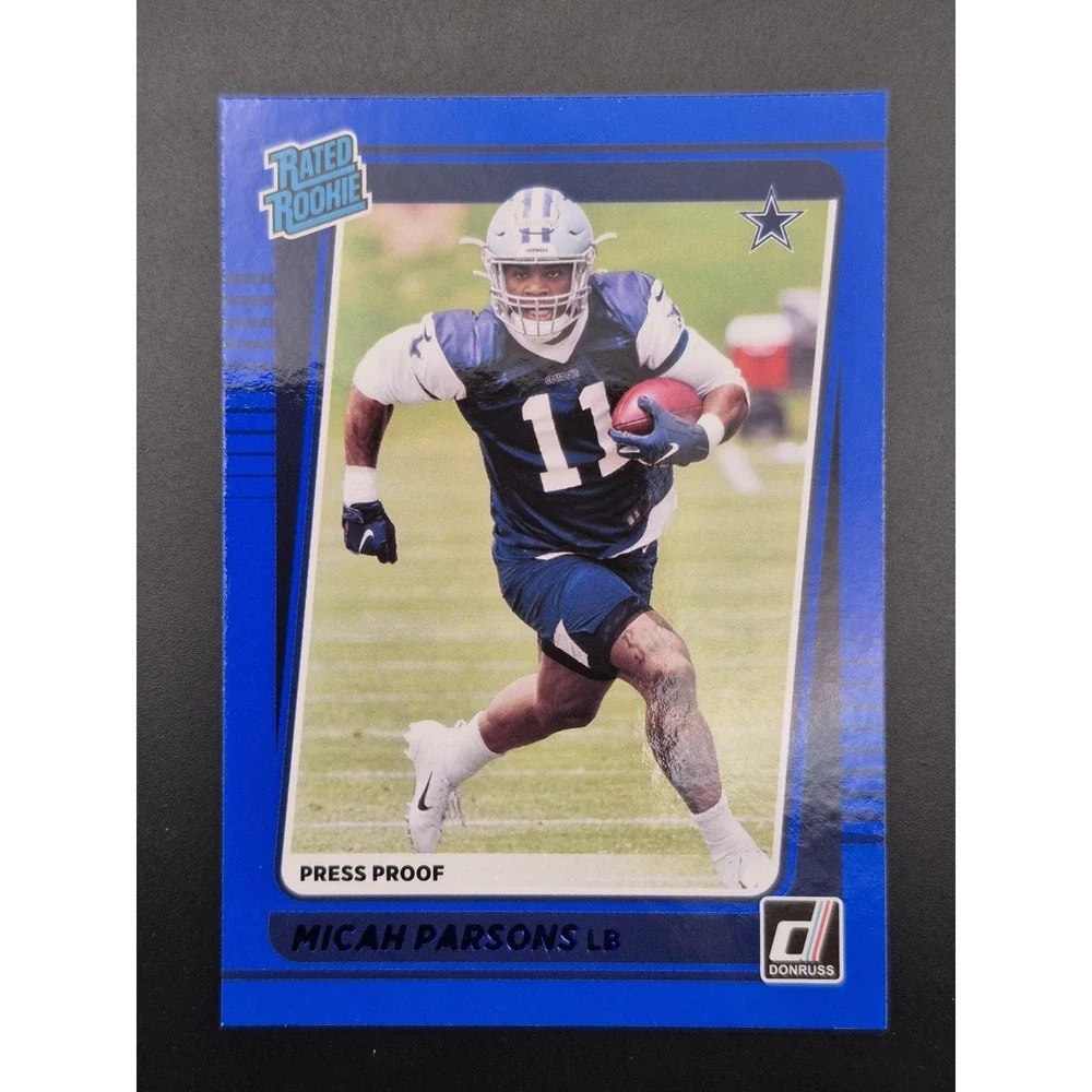 Prestige Dak Prescott (RC) & Donruss Micah Parsons (RC) Cowboys 2 Card Lot